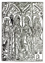 St. Wenceslaus, St. Adalbert, St. Stanislaus en St. Florian